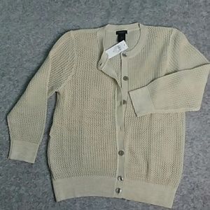 Ann Taylor Beige Cardigan /medium